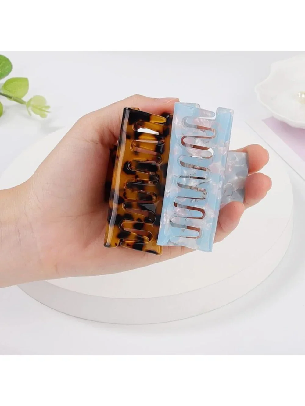 8 Pcs Claw Hair Clips - 3 Inch Stylish Hair Accessories for Women, Perfect Hold